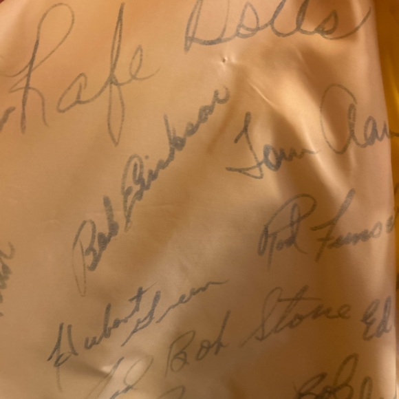 1974 Rare-Vintage Kaiser International PGA tournament Yellow Windbreaker - Picture 7 of 16